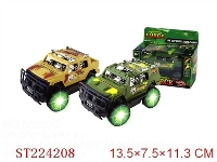 ST224208 - B/O HUMMER CAR WHEEL WITH 4LIGHT（2 STYLES 2 COLORS）