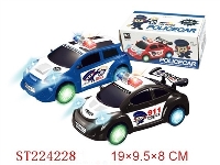 ST224228 - B/O POLICE CAR WHEEL WITH 8LIGHT (2 STYLES 4 COLORS)
