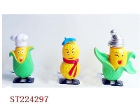 ST224297 - WIND-UP MAIZE/EARTHNUT/BANANA （3 STYLES ASSORTED）