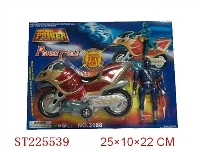 ST225539 - CARTOON  FIGURE AND MOTORCYCLE