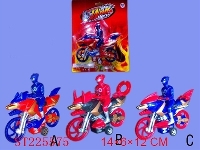 ST225575 - PULL-BACK MOTORCYCLE AND MAN (3 STYLES ASSORTED)