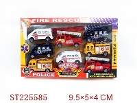 ST225585 - PULL-BACK FIRE ENGINE