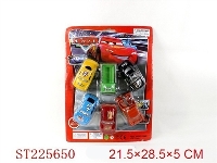ST225650 - PULL-BACK CAR PLEX (6PCS)