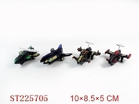 ST225705 - PULL-BACK PLANE 4STYLES ASSORDED