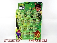 ST225750 - BEN 10 PULL-BACK PLANE(12PCS)
