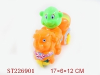 ST226901 - PULL LINE ELEPHANT WITH LIGHT