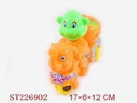 ST226902 - PULL LINE ELEPHANT WITH BELL