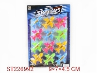ST226992 - PULL-BACK PLANE(12PCS 4 COLORS ASSORTED)