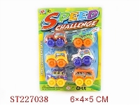 ST227038 - PULL-BACK CAR(6PCS 6 STYLES ASSORTED)
