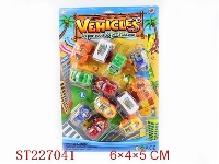 ST227041 - PULL-BACK CAR(12PCS 6 STYLES ASSORTED)