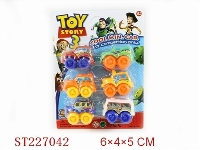 ST227042 - PULL-BACK CAR(6PCS 6 STYLES ASSORTED)