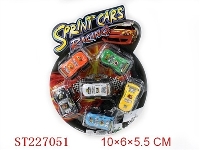 ST227051 - PULL-BACK CAR（6PCS）