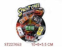 ST227053 - PULL-BACK CAR（6PCS）