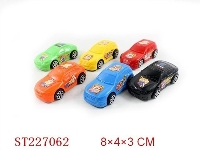 ST227062 - PULL-BACK CAR（6PCS）