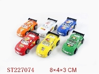 ST227074 - PULL-BACK CAR（6PCS）