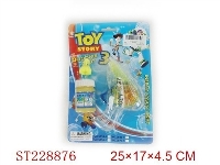 ST228876 - FRICTION BUBBLE GUN WITH LIGHT,USE 2AG13 BUTTONS,INCLUDED