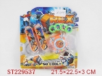 ST229537 - REX EMITTER+2PCS MINI SKATEBOARD