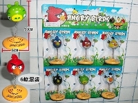 ST229632 - ANGRY BIRDS,6PCS/CARD