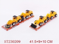 ST230209 - 2 PCS PULL-BACK TRUCK (4 STYLE ASSORTED)
