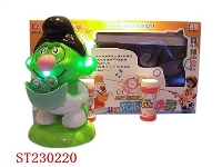 ST230220 - 小精灵训练枪（电动带声/带灯/泡泡/带旋转）