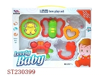 ST230399 - 5PCS婴儿摇铃套装