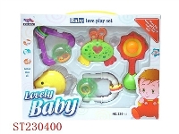 ST230400 - 5PCS婴儿摇铃套装