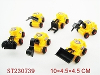 ST230739 - PULL BACK ENGINEERING CAR  6STYLES ASSORTED