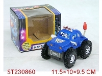 ST230860 - 电动翻斗越野车（1粒灯光/红黄蓝3色混装）