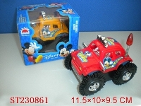 ST230861 - 米奇电动翻斗车（1粒灯光/红黄蓝3色混装）