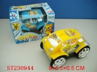 ST230944 - 快乐星猫电动翻斗车（车窗喷漆/粉蓝/黄2色混装）