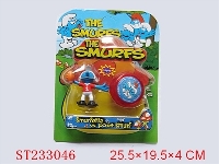 ST233046 - 3" SMURFS TOYS + YOYO WITH LIGHT,8ASSTD