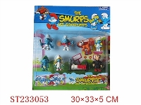 ST233053 - 2.5" SMURFS TOYS,8PCS