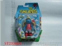 ST233054 - SMURFS WITH LIGHT,4ASSTD