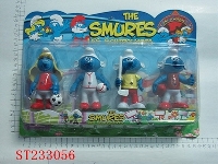 ST233056 - SMURFS WITH LIGHT,4PCS