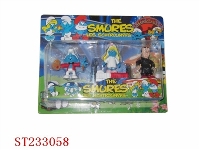 ST233058 - 4PCS SMURFS TOYS