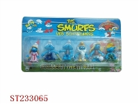 ST233065 - 6PCS SMURFS TOYS