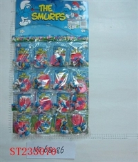 ST233070 - 16PCS SMURFS TOYS