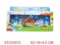 ST233072 - 3" SMURFS TOYS,2ASSTD