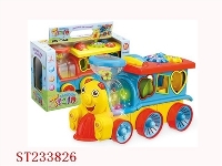 ST233826 - B/O MINI TRAIN WITH BLOCK