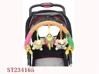 ST234165 - 婴儿推车圆拱门吊音乐布绒公仔