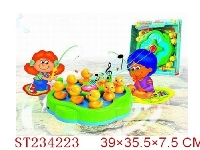 ST234223 - B/O GO-ROUND GAME WITH MUSIC & ROUND