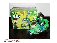 ST234403 - B/O BEN10 MOTORCYCLE WITH LIGHT & MUSIC