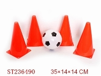 ST236490 - ROAD BLOCK WITH 14CM BASKETBALL