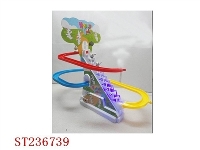 ST236739 - B/O RAIL RABBIT WITH LIGHT & MUSIC