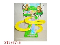 ST236745 - B/O RAIL MOCKEY WITH LIGHT & MUSIC