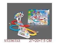 ST236753 - B/O RAIL PENGUIM WITH LIGHT & MUSIC