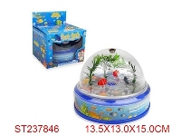 ST237846 - GROW FISH TANK,WITH LIGHT&MUSIC,INCLUDED BATTERY