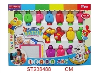 ST238488 - 字母摇铃积木（17pcs/英文版）