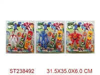 ST238492 - BEN10第4代怪兽（带灯光）+手机（灯光IC)+小小溜溜球（3款混装）