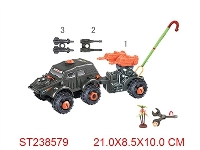 ST238579 - 三款拆装惯性(1卡)吉普战车(1树)